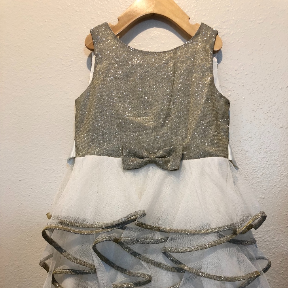 Glitzy Ruffle Dress by Biscotti